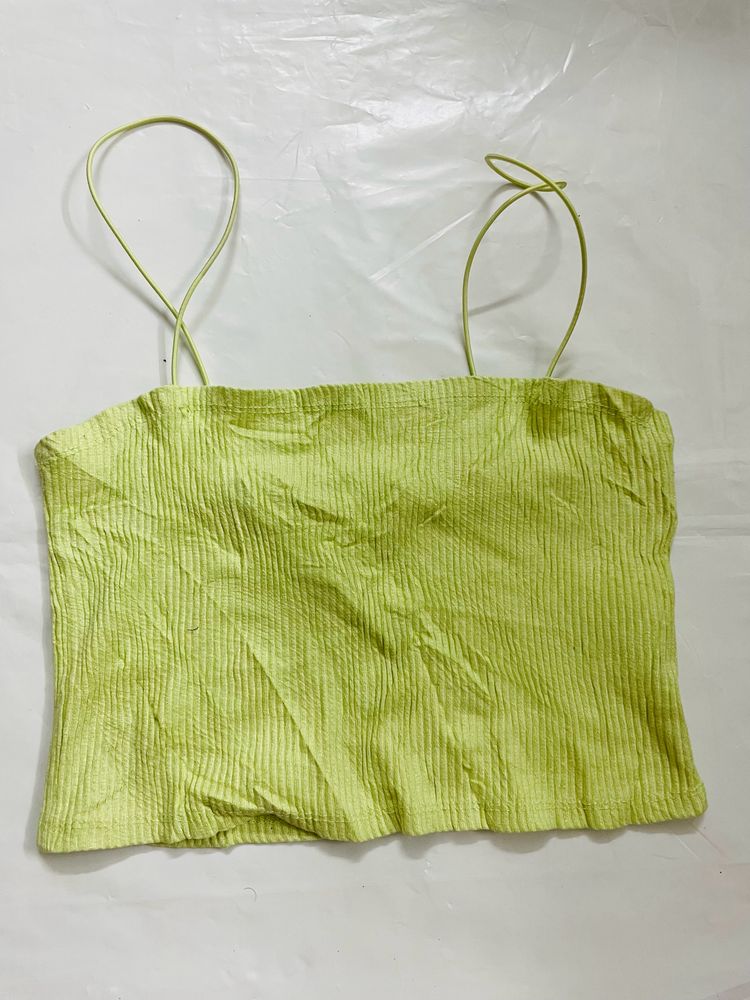 Lime Green Spaghetti Strap Top