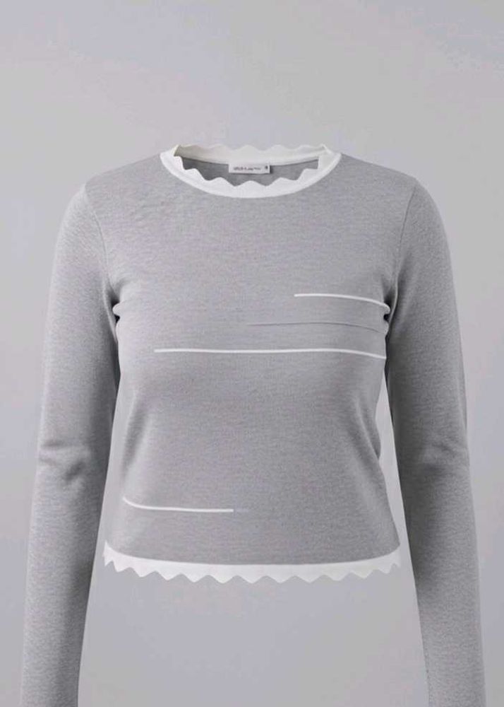 Gray Knit Sweater