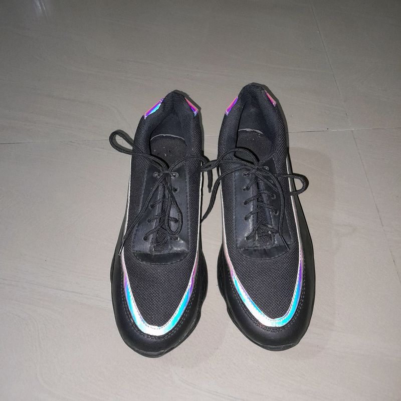 Black Shoes For Akhila