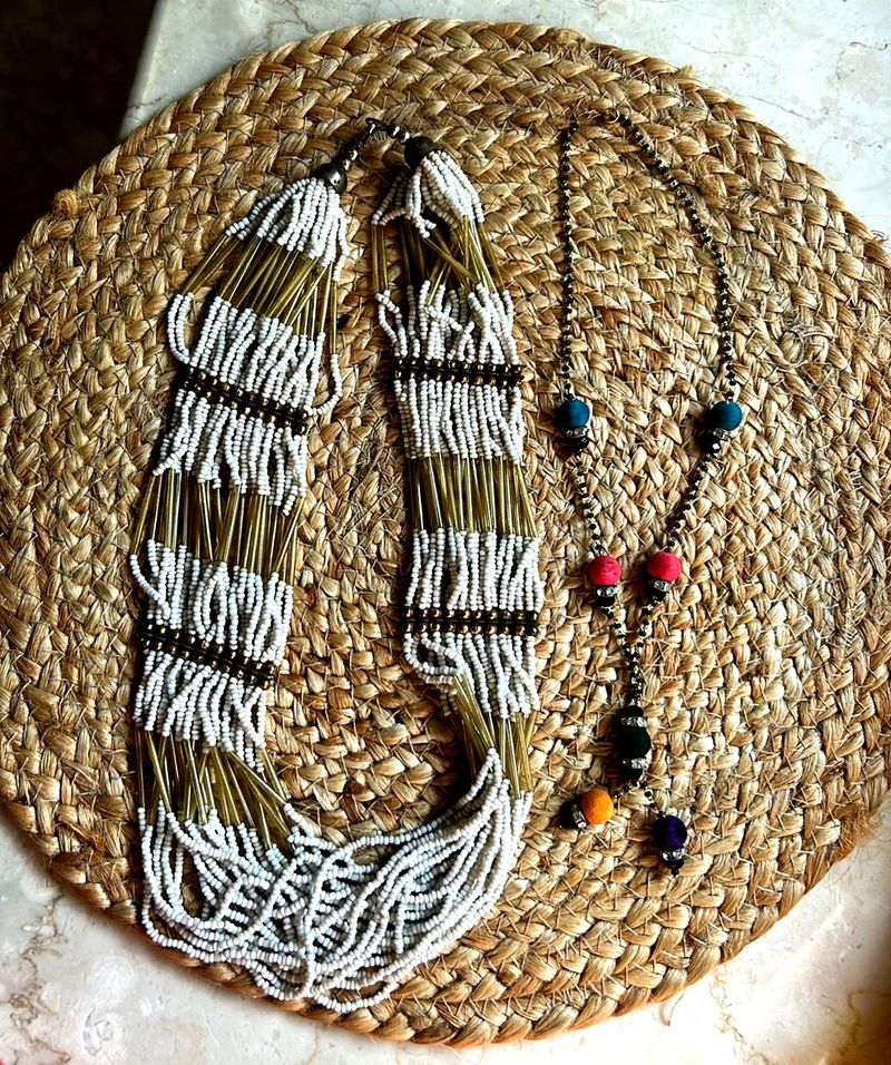 2 Beaded Necklace Set