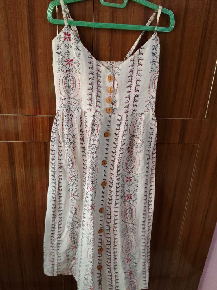 Traditional Print Dress