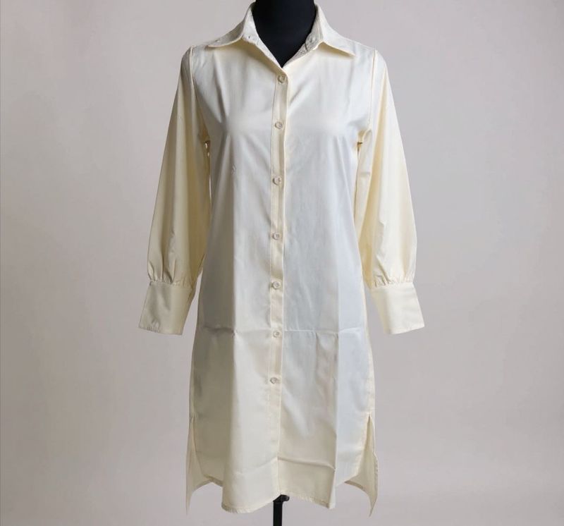 White Button Down Shirt Dress