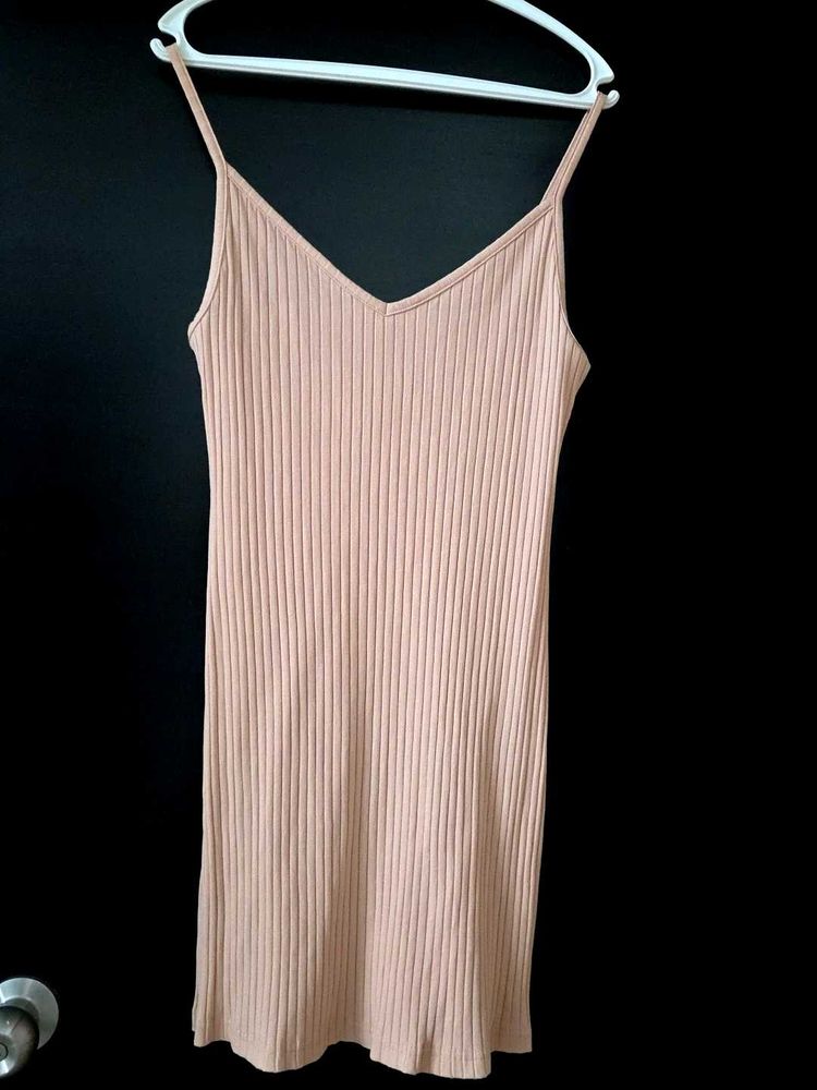 Ribbed Slip Dress