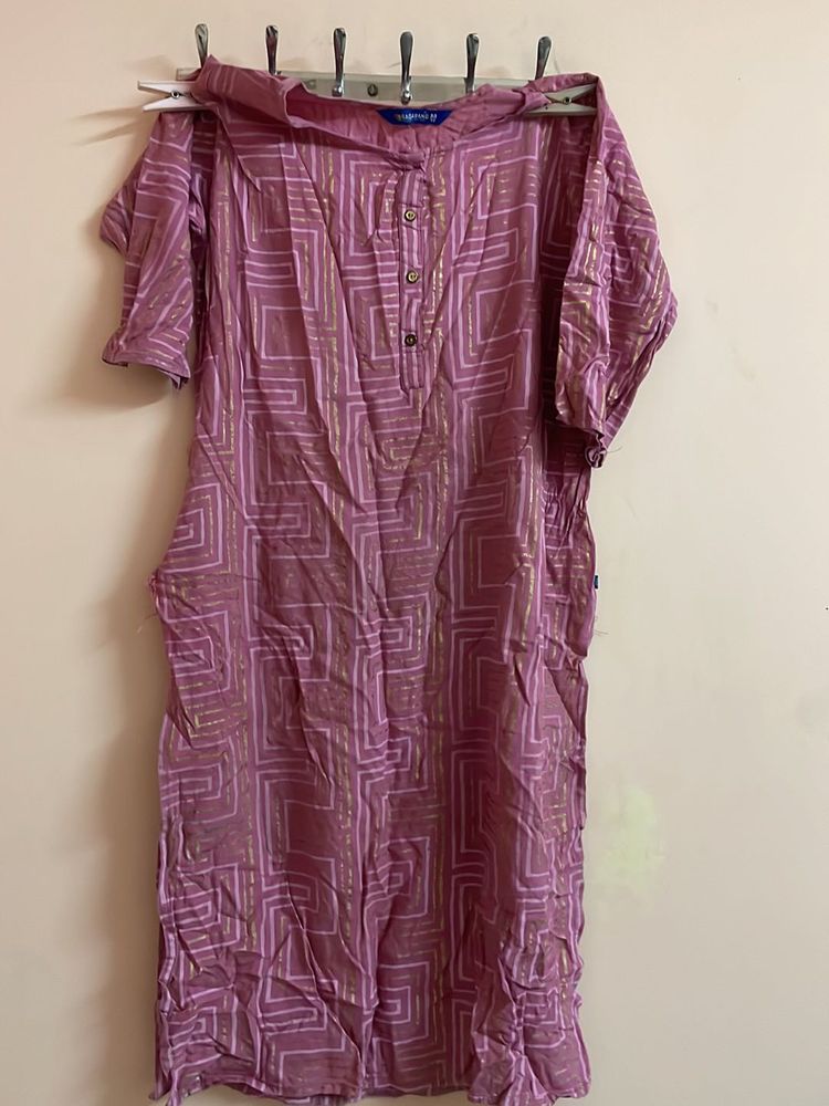 Elegant Purple Kurta