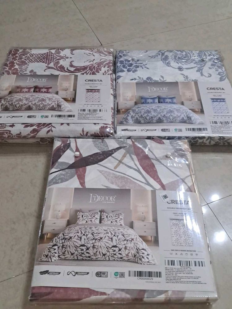 New D&#39;DECOR CRESTA Patterned Bedding Sets