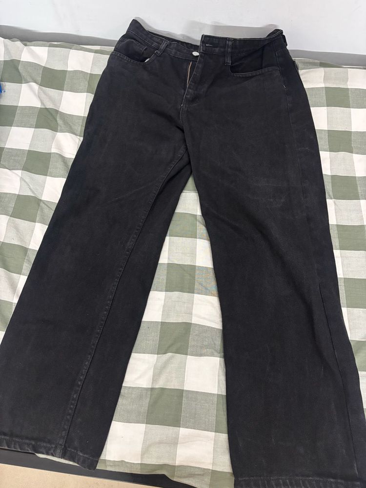 Black Wide Leg Jeans