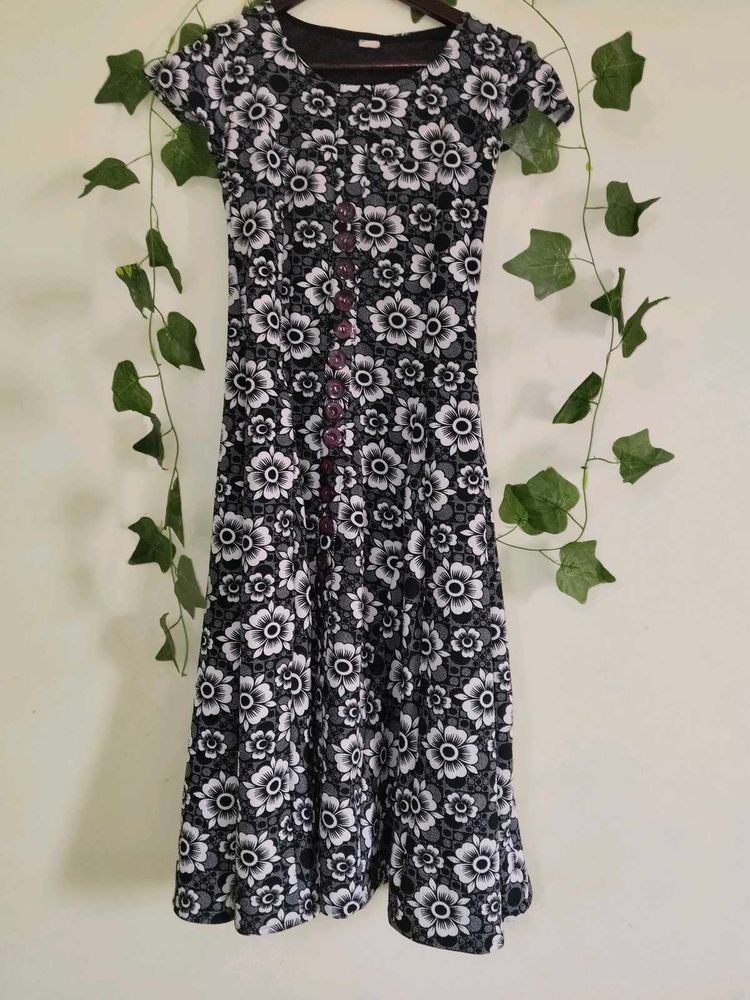 Floral Print Midi Dress