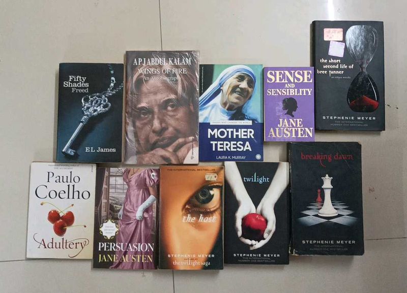 Assorted Fiction &amp; Biography Book Bundle