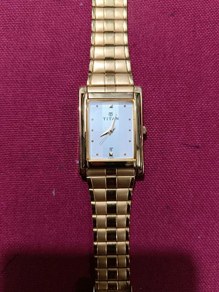 Titan Gold Watch