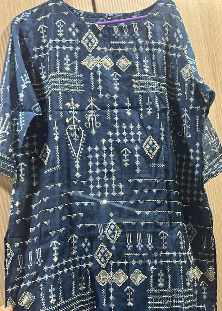 Blue Kurta