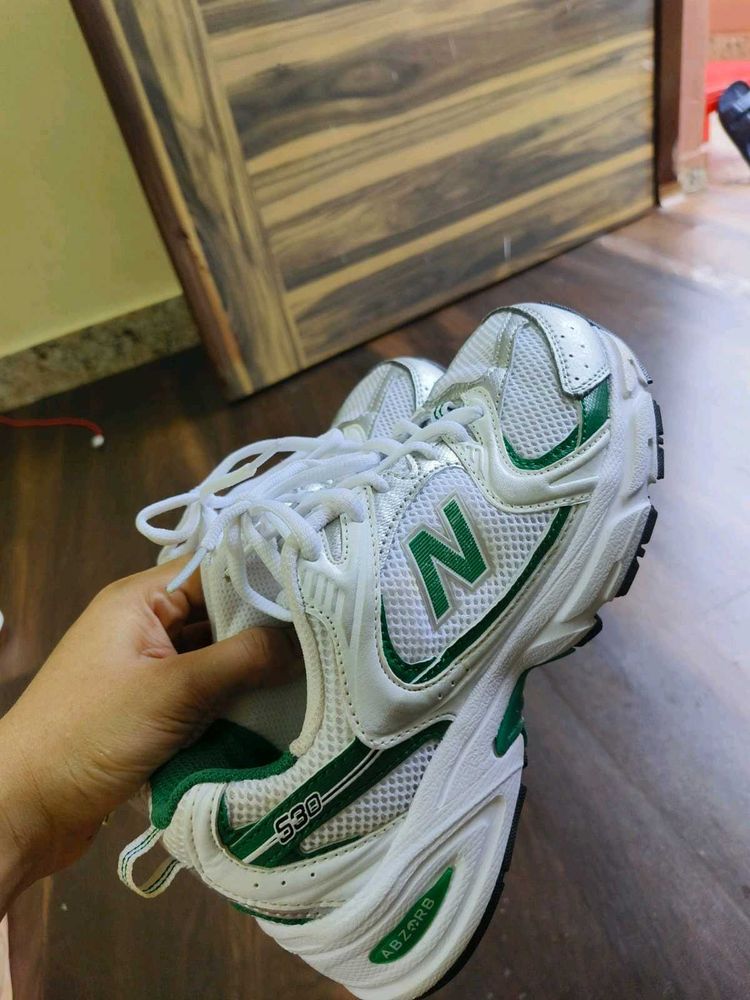 New Balance 530 White Green Sneakers