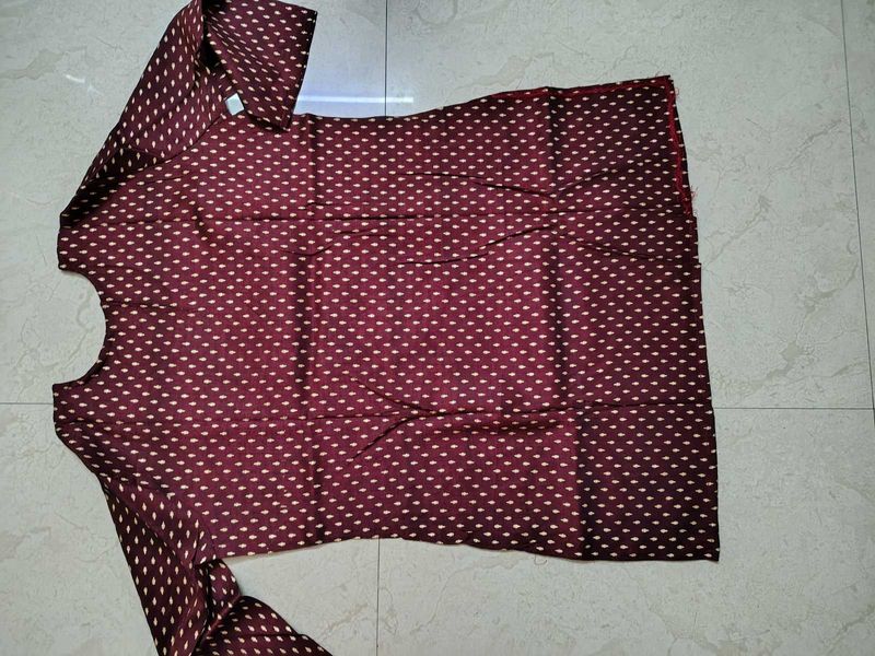 Elegant Maroon Kurta Short 42,44size