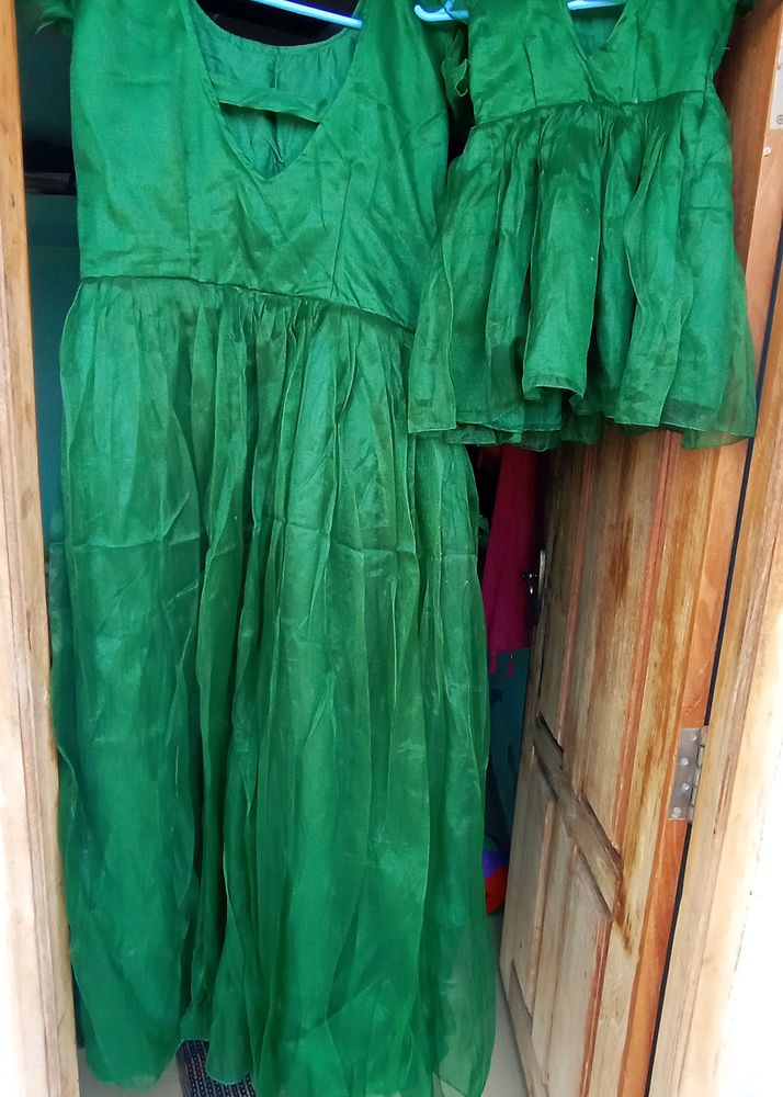 Mom And Daughter Matching Dress