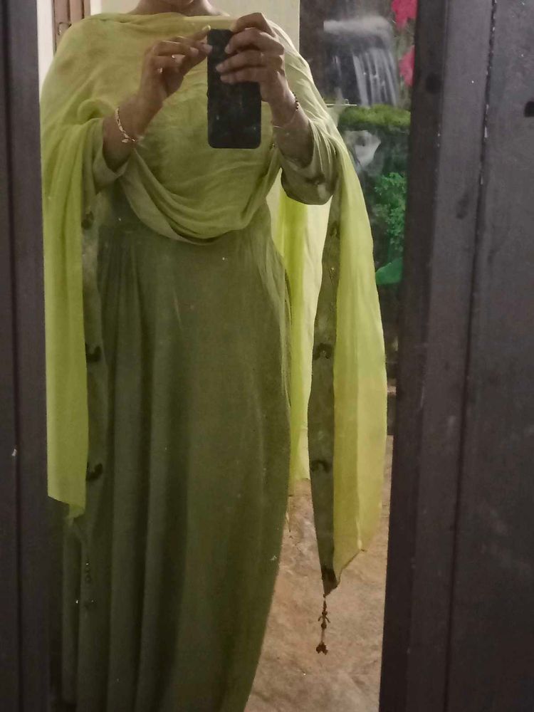 Elegant Green Anarkali