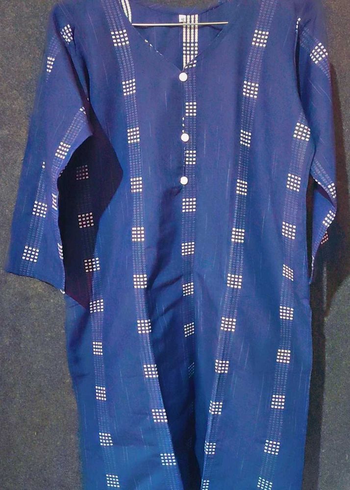 Elegant Blue Printed Kurta