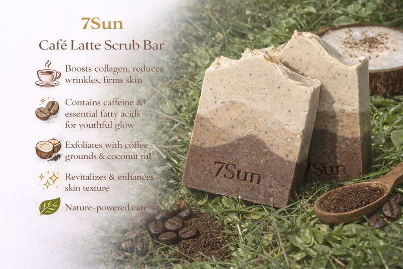 Cafe Latte Scrub Bar