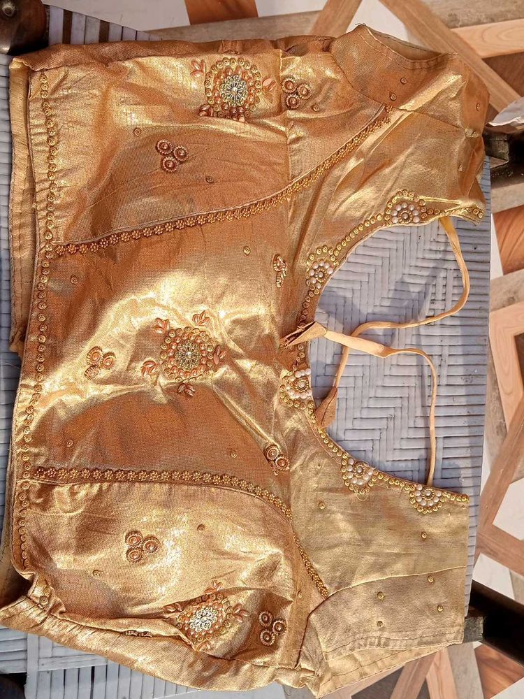 Golden Embellished Blouse