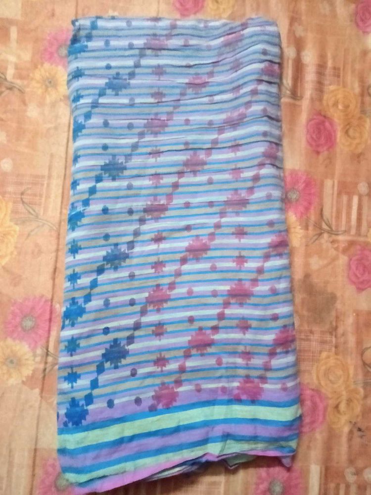 Striped Cotton Saree