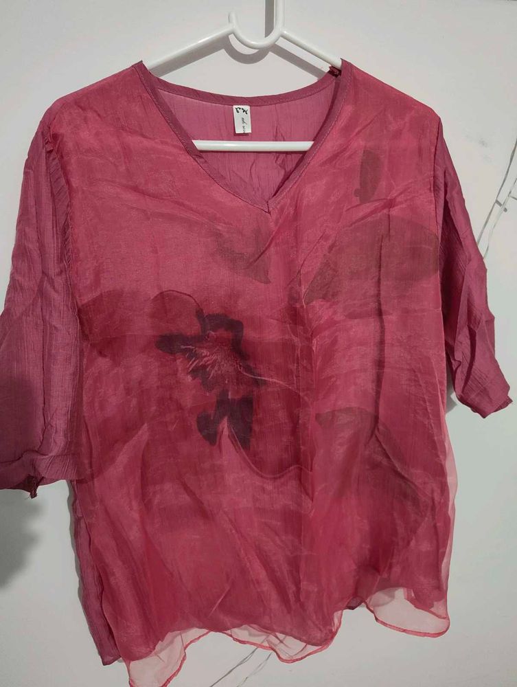 Floral Print Tunic Top