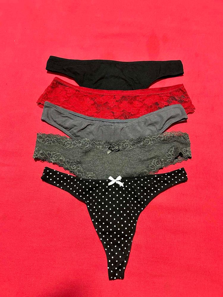 H&amp;M Thong Combo (5pcs) size S
