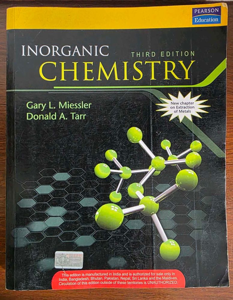 Inorganic Chemistry, 3rd Edition - Miessler &amp; Tarr