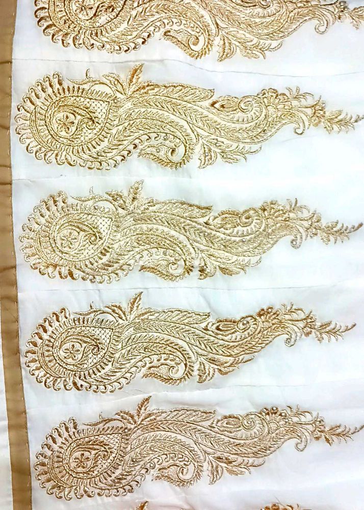 Gold Embroidered Fabric
