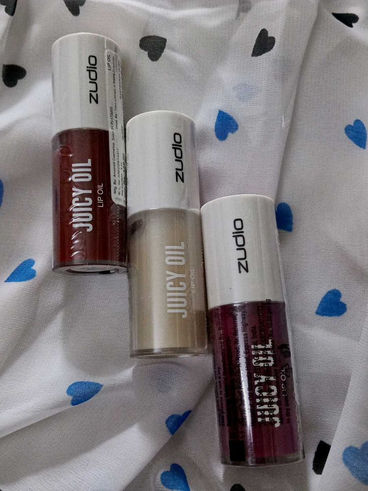 COMBO OF 3 ZUDIO LIP GLOSS.