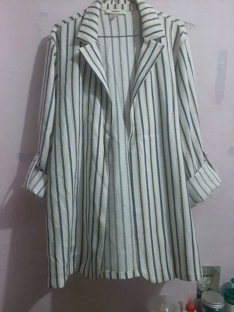 BRAND NEW Striped Oversized Blazer