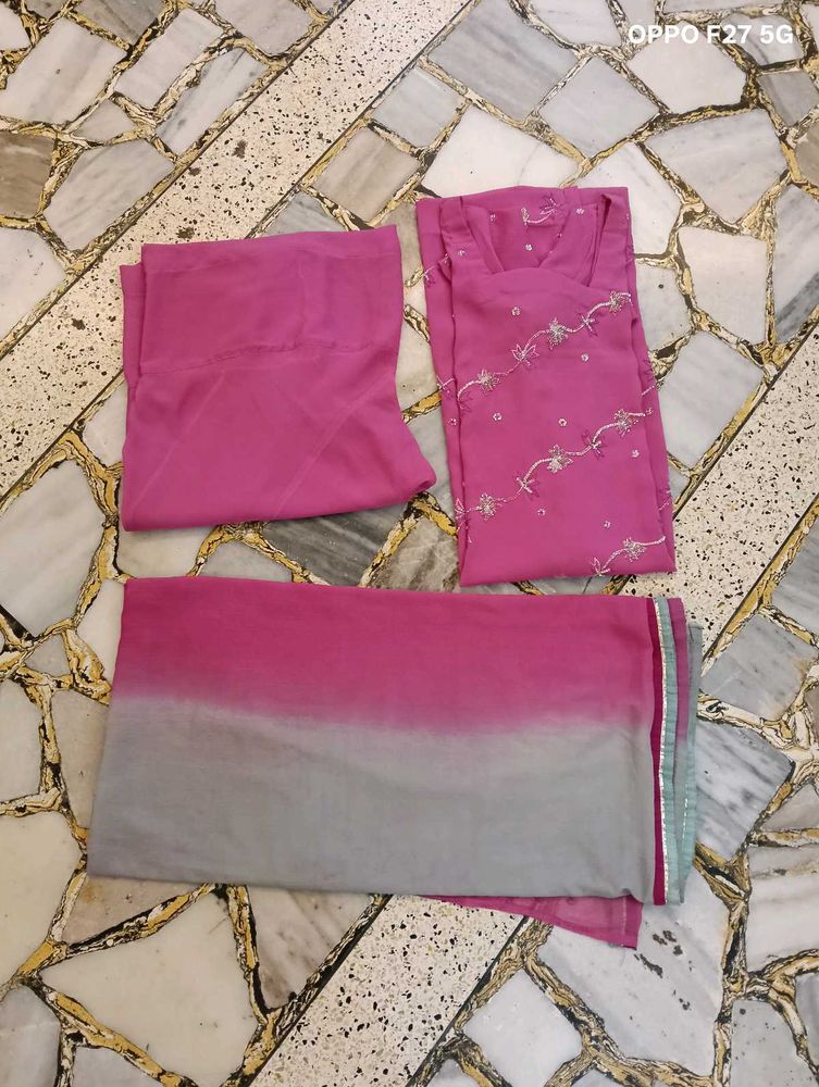 PURE CREPE SUIT SET