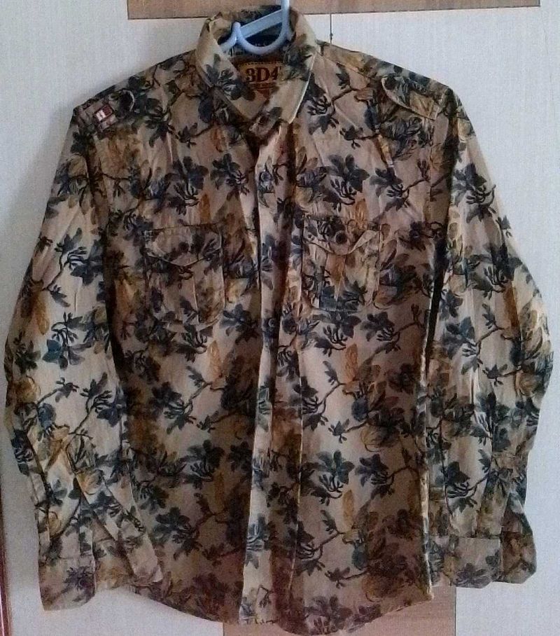 Floral Print Casual Shirt