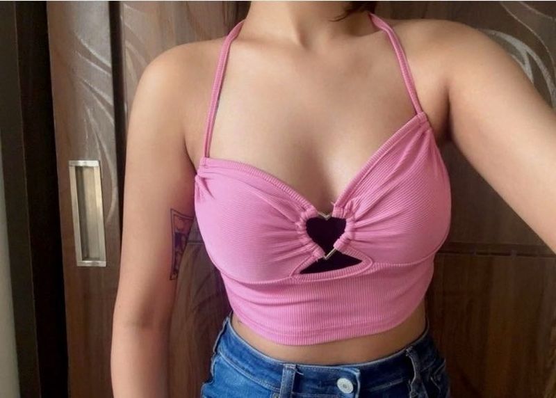 Cute Pink Heart Top