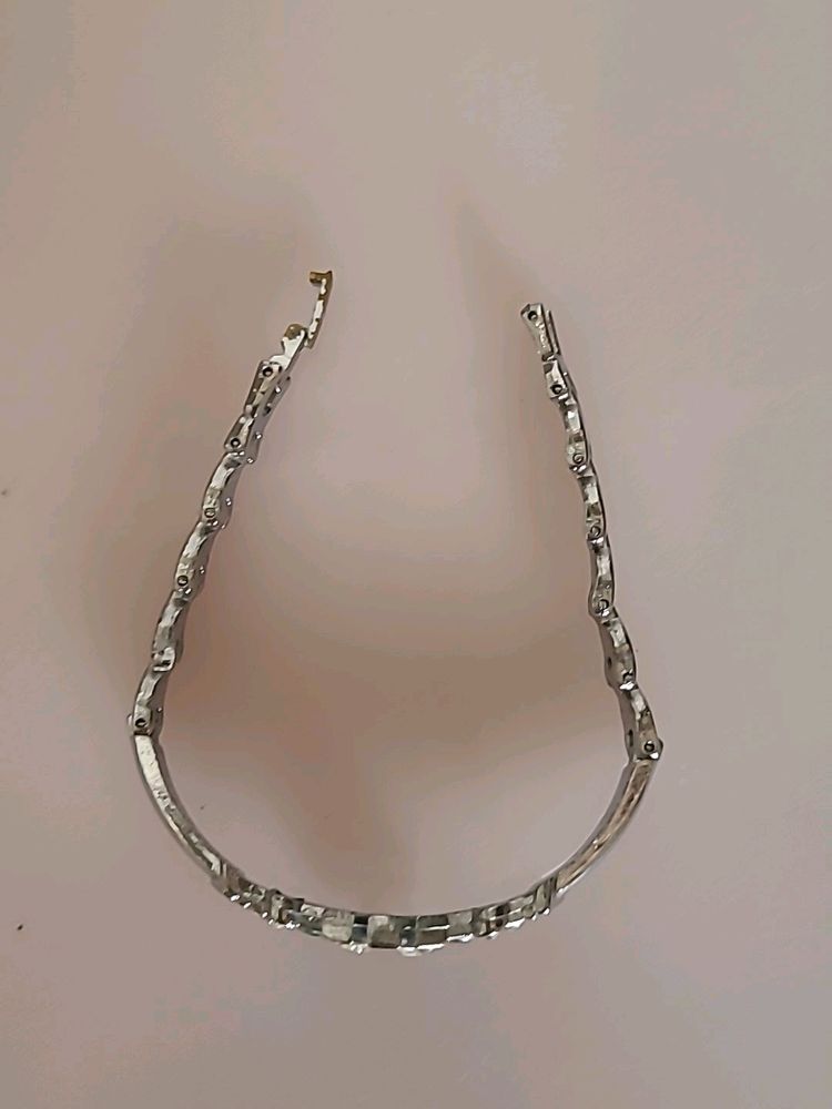 silver colour bracelet