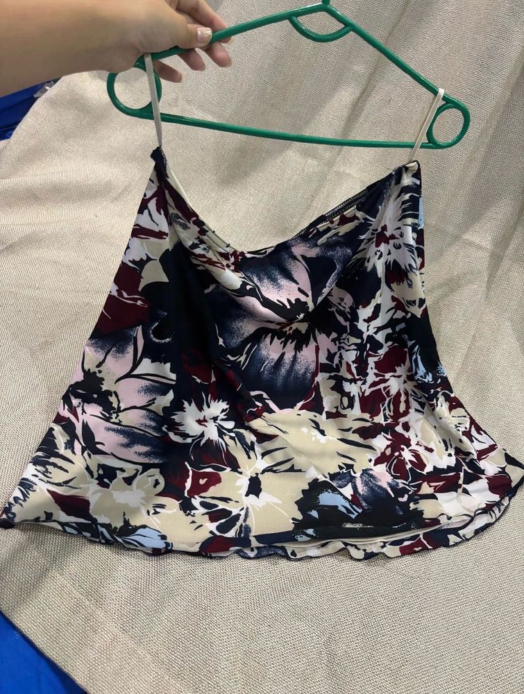 Floral Print Skirt