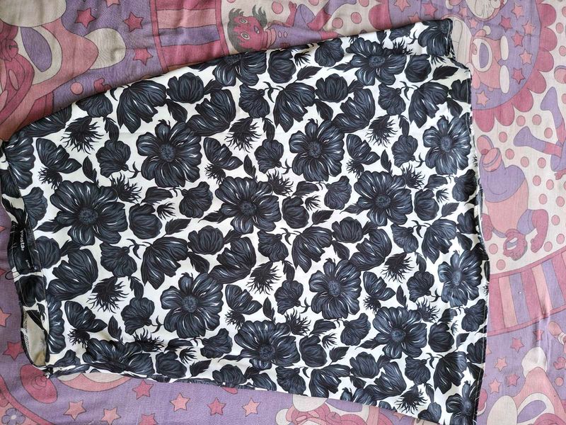 Floral Print Skirt