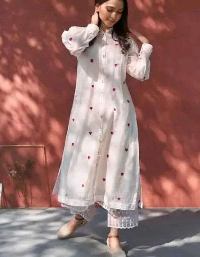 Elegant White Kurta Set