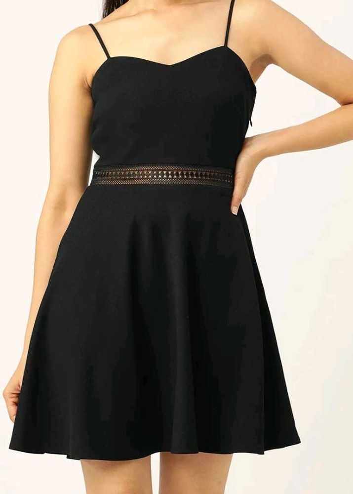 Chic Black flared Dress