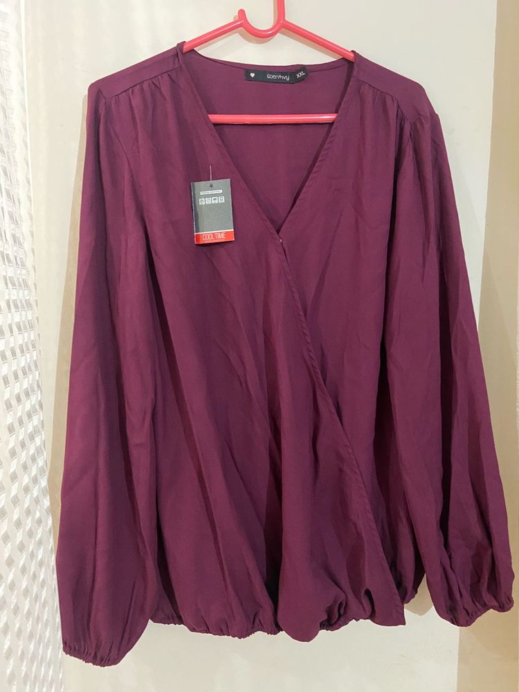 Ballon sleeves Top