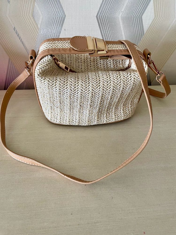 Woven Crossbody Bag
