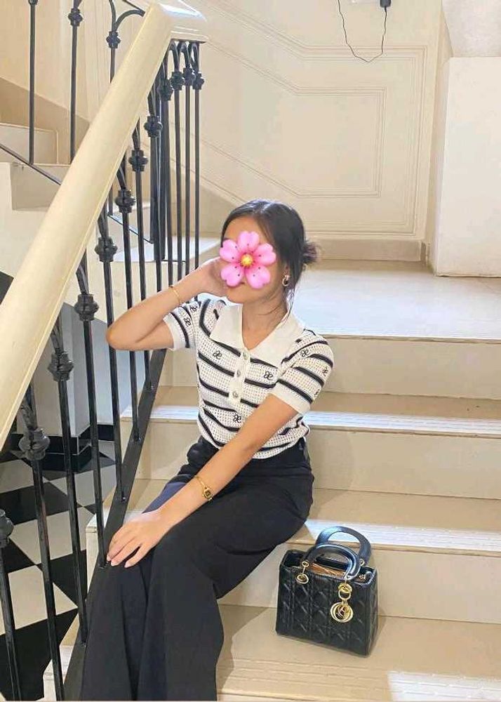 Striped Knit Top