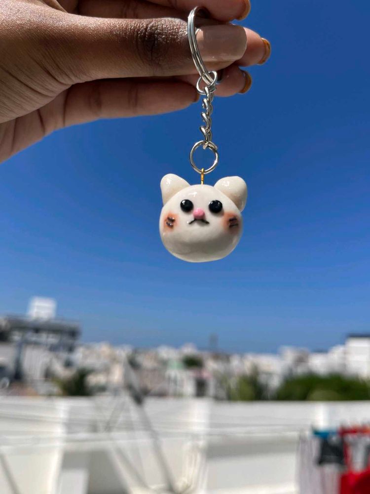 Handmade Cute Clay Keychains | Adorable Animal Cha