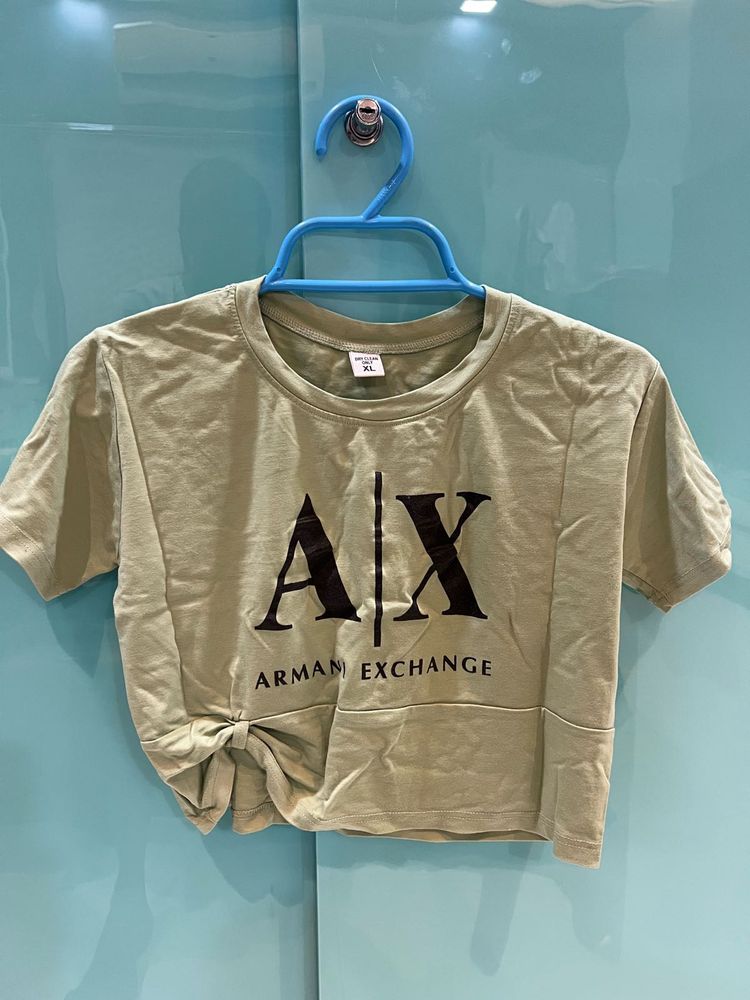 Armani Exchange Crop Top