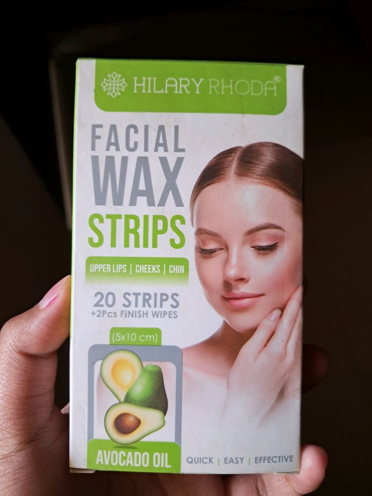 Hillary Rhoda Facial Wax Strips