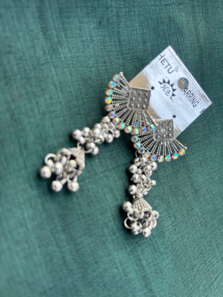 oxidised earrings