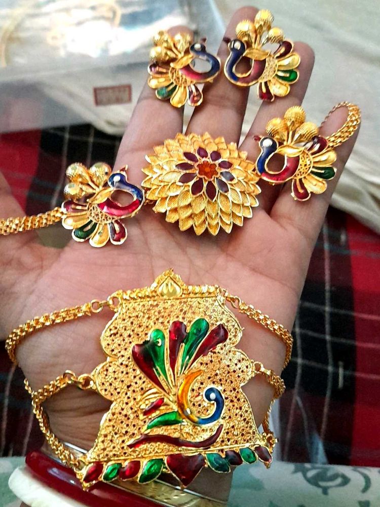 Combo necklace Set with bracelet