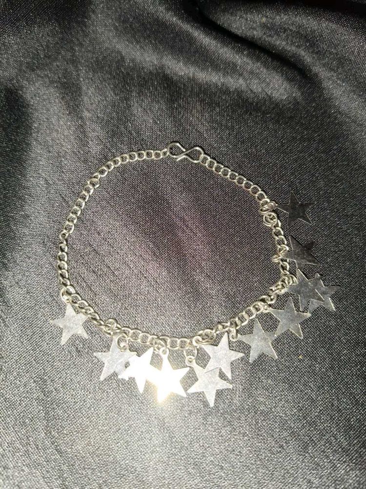 Star Beauty Charm Sliver Stylish Fancy Bracelet