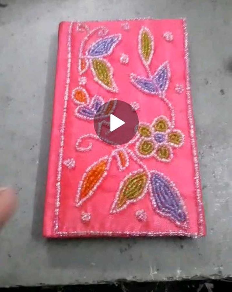 selling embroidry letter intial alphabet note book