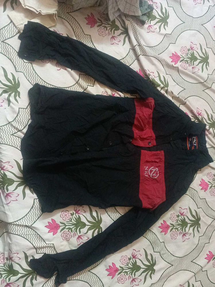 Stylish Black &amp; Red Shirt