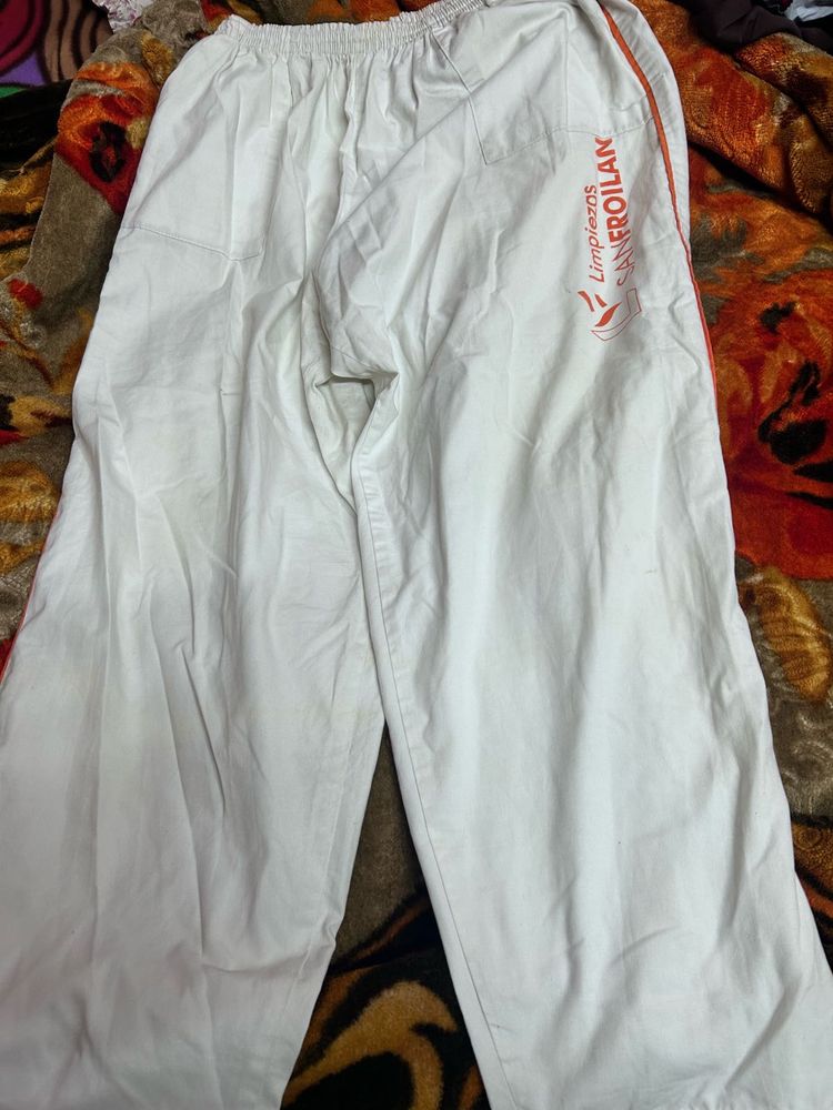 White Casual Trousers