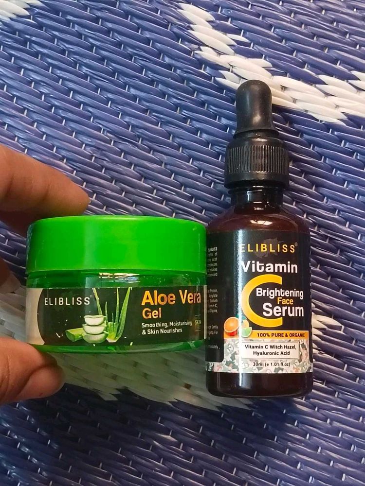 Elibliss Vitamin Serum + Aloevera Gel