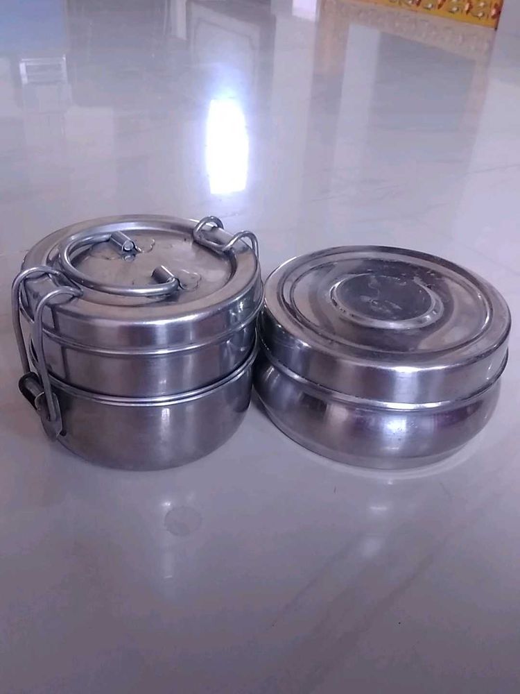 Lunch Carriage,And Tiffin Box,Slightly Used